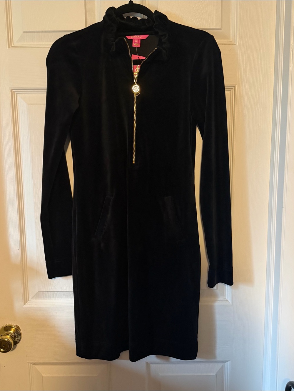 NWT Lilly Pulitzer Onyx Skipper Ruffle Dress